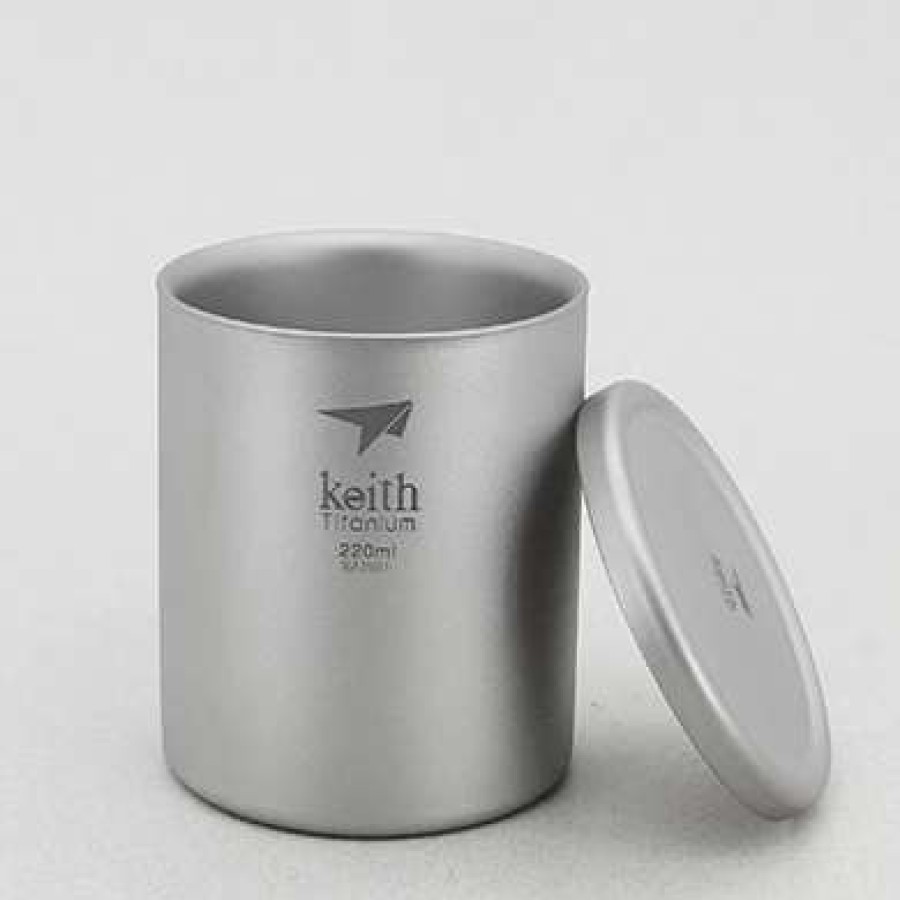 * Best Reviews Of Keith Double-Wall Titanium Mug With Lid | Camp And Hike