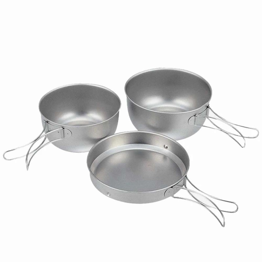 * Discount Snow Peak 3 Piece Titanium Cookset | Camp And Hike