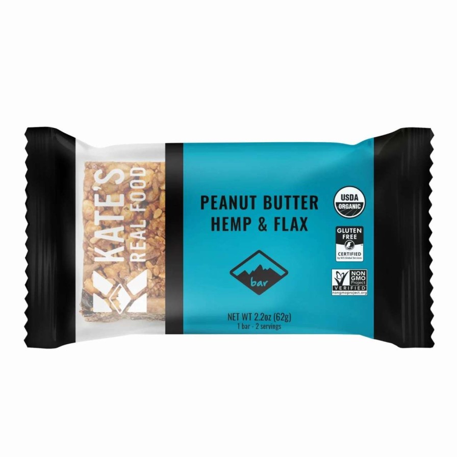 * Coupon Kate'S Real Food Peanut Butter Hemp & Flax Bar | Camp And Hike