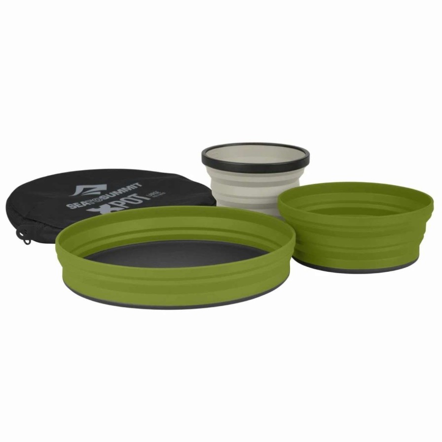 * Cheapest Sea To Summit X-Set 3-Piece Olive / Sand | Camp And Hike