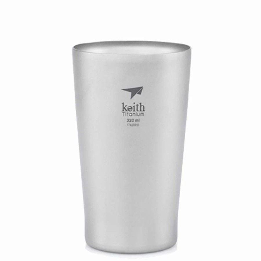 * Brand New Keith Double-Wall Titanium Beer Cup | Camp And Hike