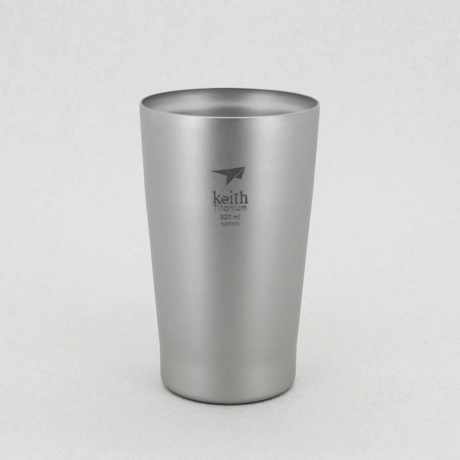 * Brand New Keith Double-Wall Titanium Beer Cup | Camp And Hike