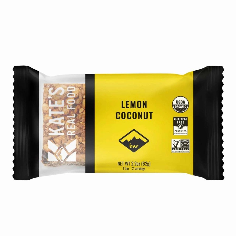 * Brand New Kate'S Real Food Lemon Coconut Bar | Camp And Hike