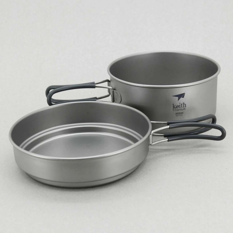 * Buy Keith 2-Piece Titanium Pot And Pan Cook Set | Camp And Hike