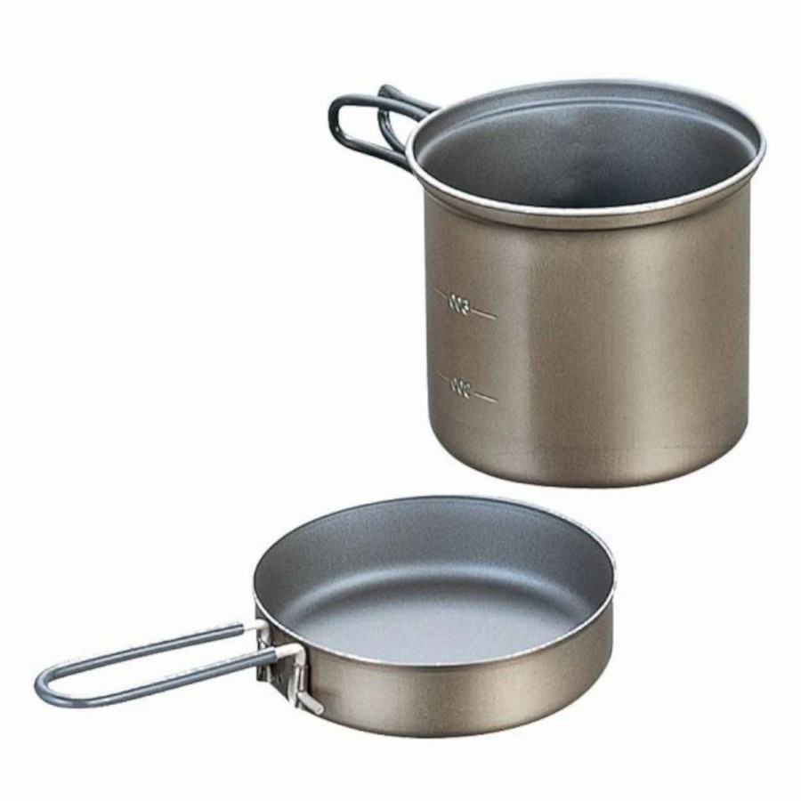 * Hot Sale Evernew Ti Non-Stick Deep Pot W/ Fry Pan Lid | Camp And Hike