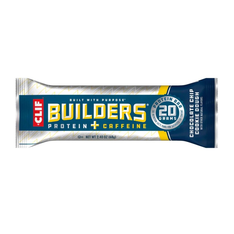 * Buy Clif Builders Bar Chocolate Chip Cookie Dough W/ Caffeine | Camp And Hike