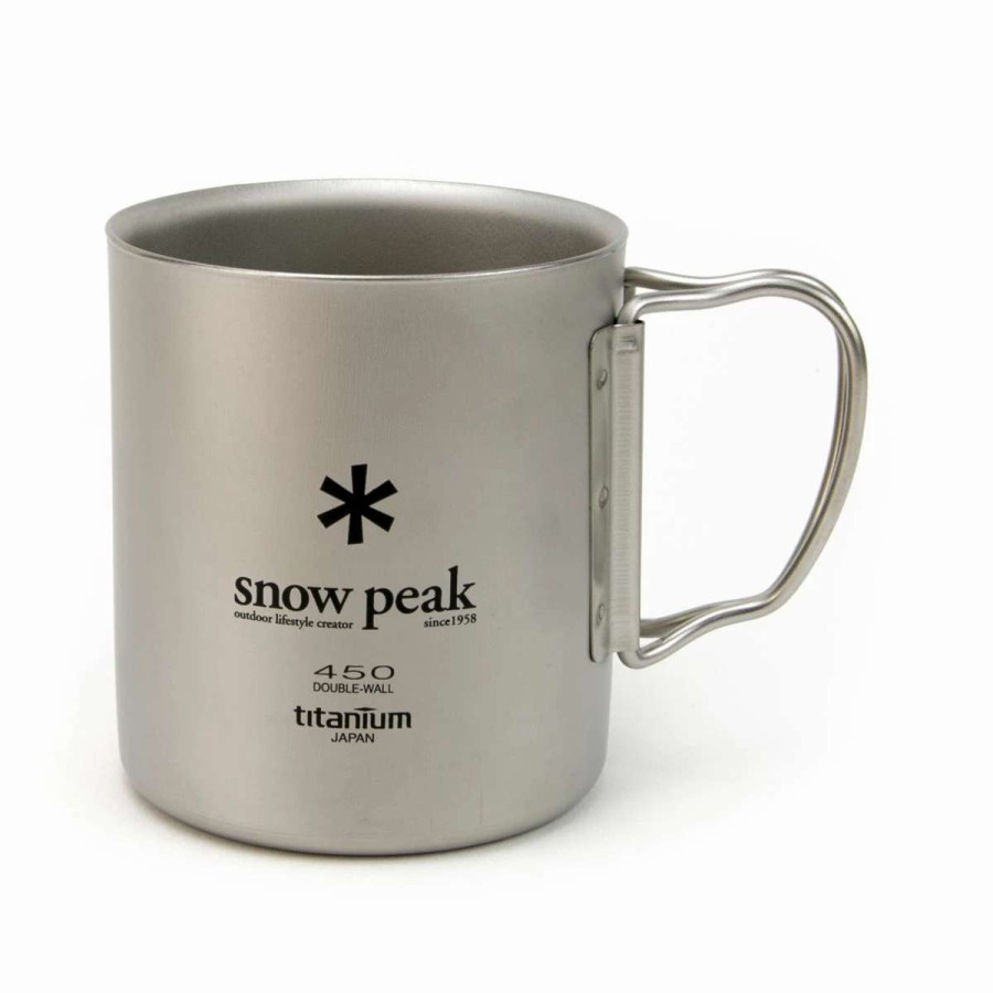 * New Snow Peak Titanium Double Wall 450 Mug | Camp And Hike