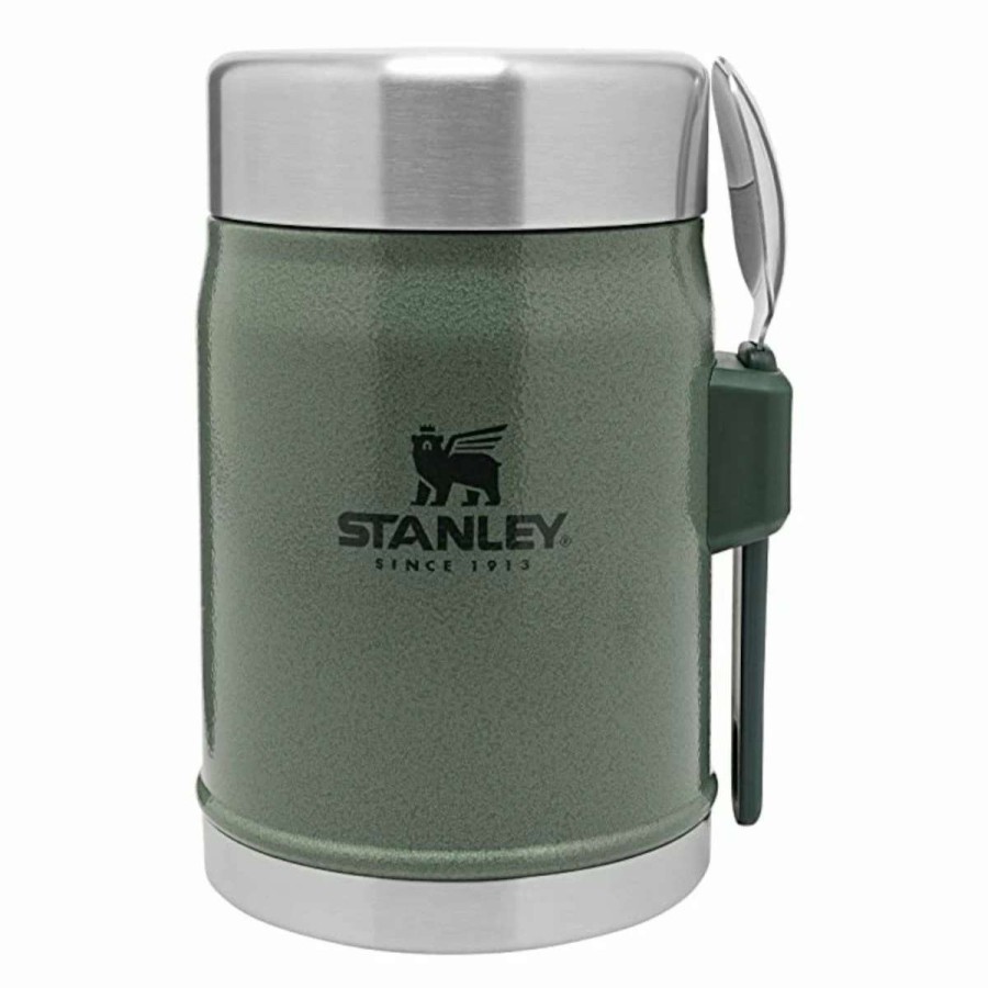 * Brand New Stanley Legendary Food Jar & Spork Hammertone Green | Camp And Hike