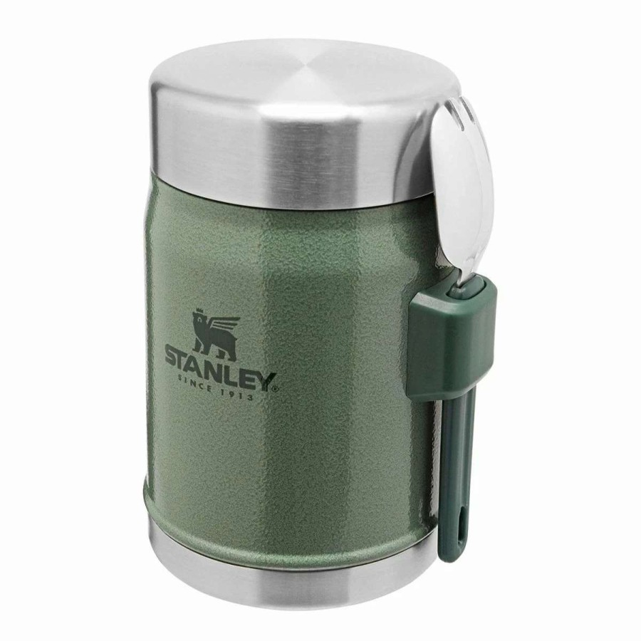 * Brand New Stanley Legendary Food Jar & Spork Hammertone Green | Camp And Hike